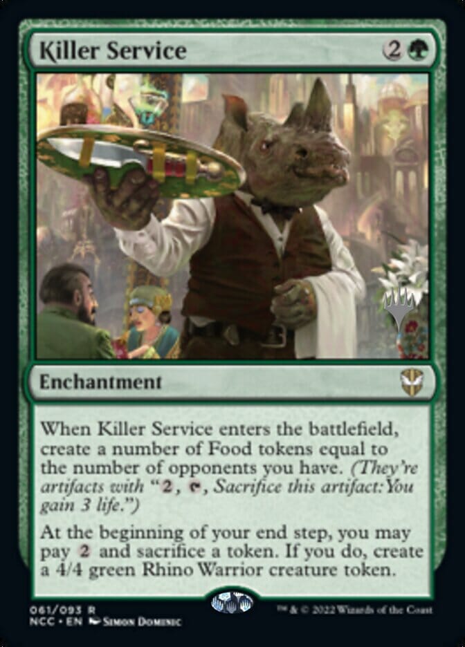 Killer Service (Promo Pack) [Streets of New Capenna Commander Promos] MTG Single Magic: The Gathering  | Multizone: Comics And Games