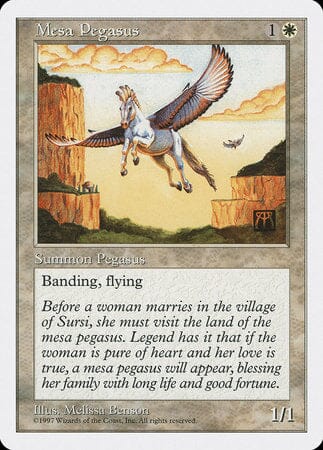Mesa Pegasus [Fifth Edition] MTG Single Magic: The Gathering  | Multizone: Comics And Games