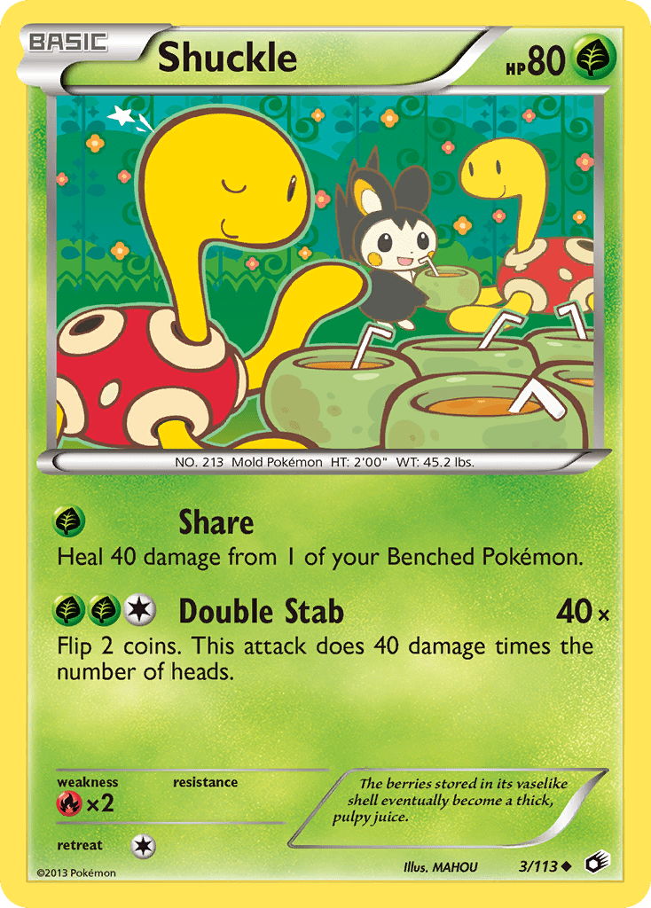 Shuckle (3/113) [Black & White: Legendary Treasures] Pokemon Single Pokémon  | Multizone: Comics And Games