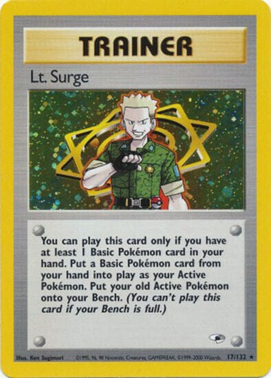 Lt. Surge (17/132) [Gym Heroes Unlimited] Pokemon Single Pokémon  | Multizone: Comics And Games