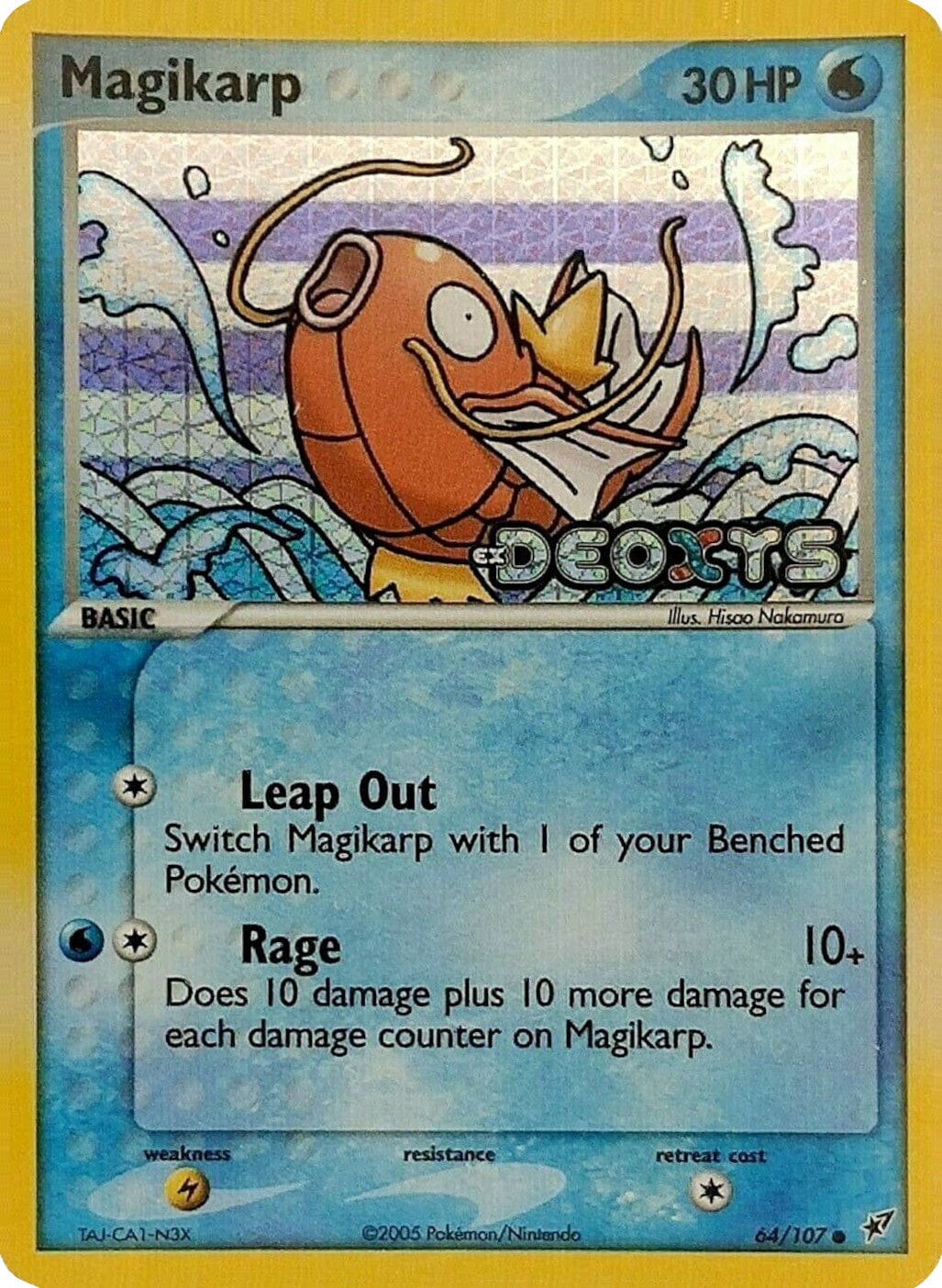 Magikarp (64/107) (Stamped) [EX: Deoxys] Pokemon Single Pokémon  | Multizone: Comics And Games