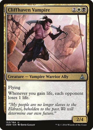 Cliffhaven Vampire [Oath of the Gatewatch] MTG Single Magic: The Gathering  | Multizone: Comics And Games