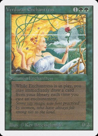 Verduran Enchantress [Unlimited Edition] MTG Single Magic: The Gathering  | Multizone: Comics And Games