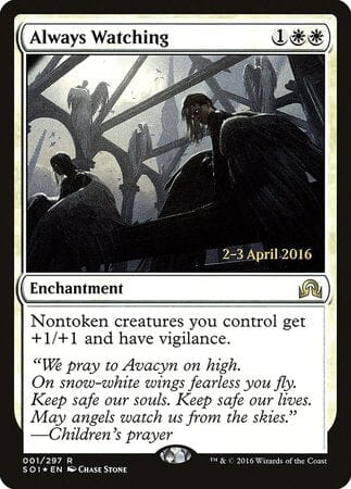 Always Watching [Shadows over Innistrad Promos] MTG Single Magic: The Gathering  | Multizone: Comics And Games