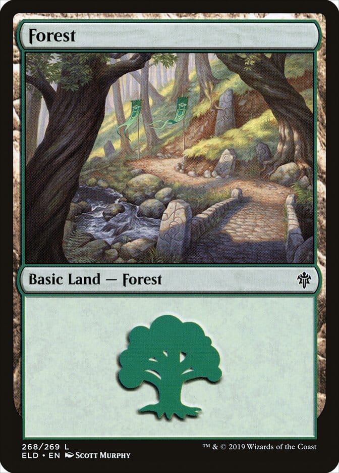 Forest (268) [Throne of Eldraine] MTG Single Magic: The Gathering  | Multizone: Comics And Games