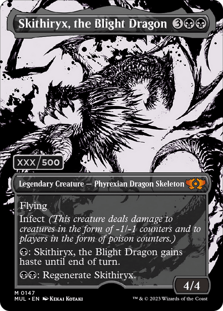Skithiryx, the Blight Dragon (Serialized) [Multiverse Legends] MTG Single Magic: The Gathering  | Multizone: Comics And Games