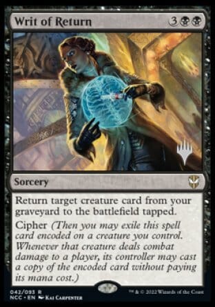 Writ of Return (Promo Pack) [Streets of New Capenna Commander Promos] MTG Single Magic: The Gathering  | Multizone: Comics And Games