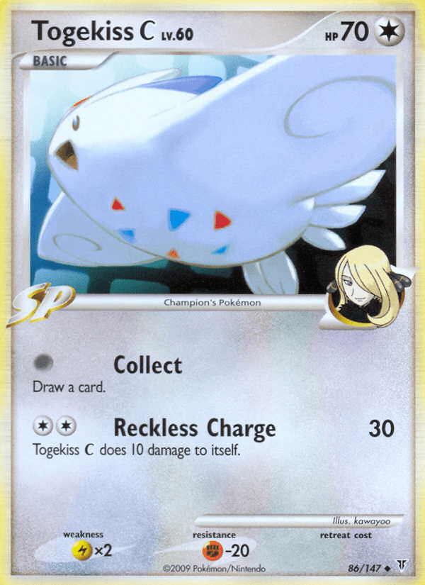 Togekiss C (86/147) [Platinum: Supreme Victors] Pokemon Single Pokémon  | Multizone: Comics And Games