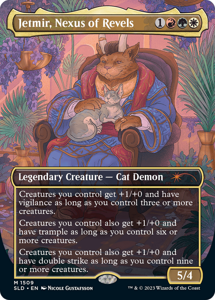 Jetmir, Nexus of Revels // Jetmir, Nexus of Revels [Secret Lair Commander Deck: Raining Cats and Dogs] MTG Single Magic: The Gathering  | Multizone: Comics And Games