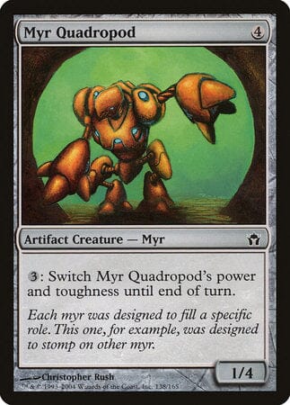 Myr Quadropod [Fifth Dawn] MTG Single Magic: The Gathering  | Multizone: Comics And Games