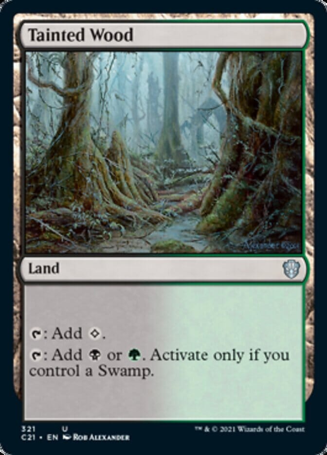 Tainted Wood [Commander 2021] MTG Single Magic: The Gathering  | Multizone: Comics And Games