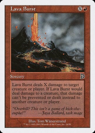 Lava Burst [Deckmasters] MTG Single Magic: The Gathering  | Multizone: Comics And Games
