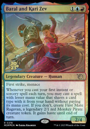 Baral and Kari Zev [March of the Machine Prerelease Promos] | Multizone: Comics And Games