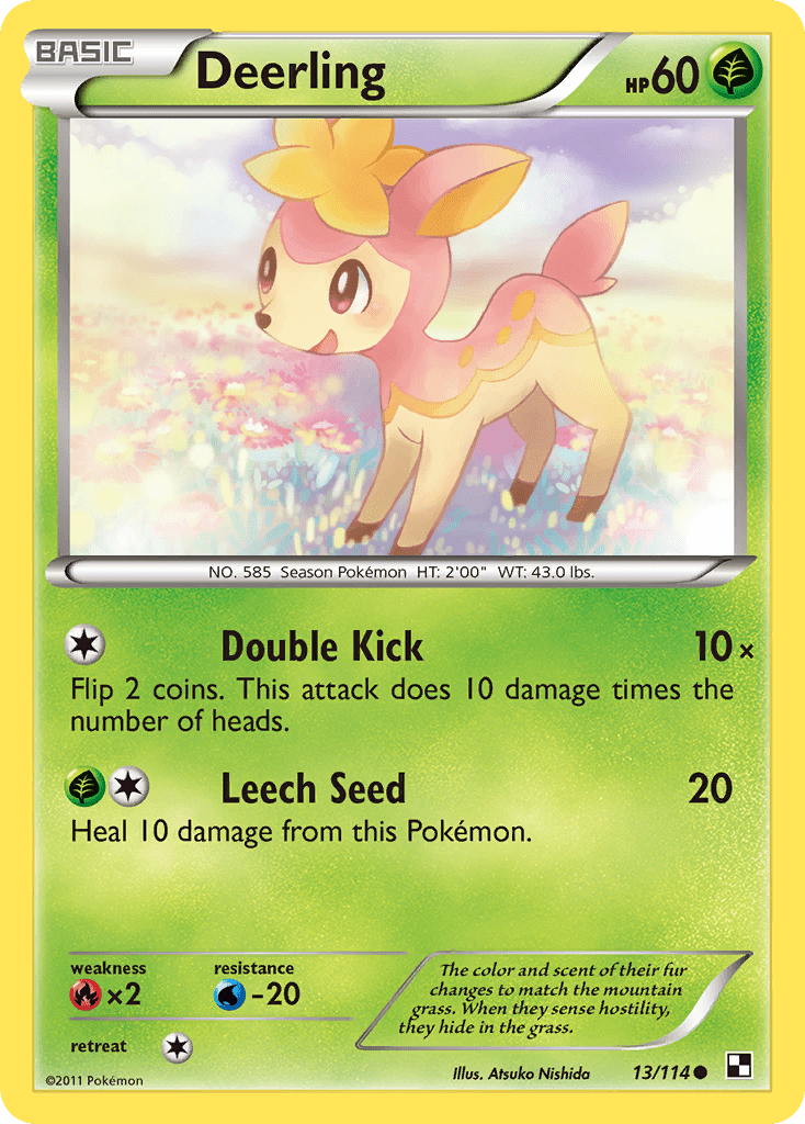 Deerling (13/114) [Black & White: Base Set] Pokemon Single Pokémon  | Multizone: Comics And Games