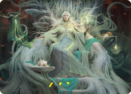 Galadriel, Gift-Giver Art Card [The Lord of the Rings: Tales of Middle-earth Art Series] MTG Single Magic: The Gathering  | Multizone: Comics And Games
