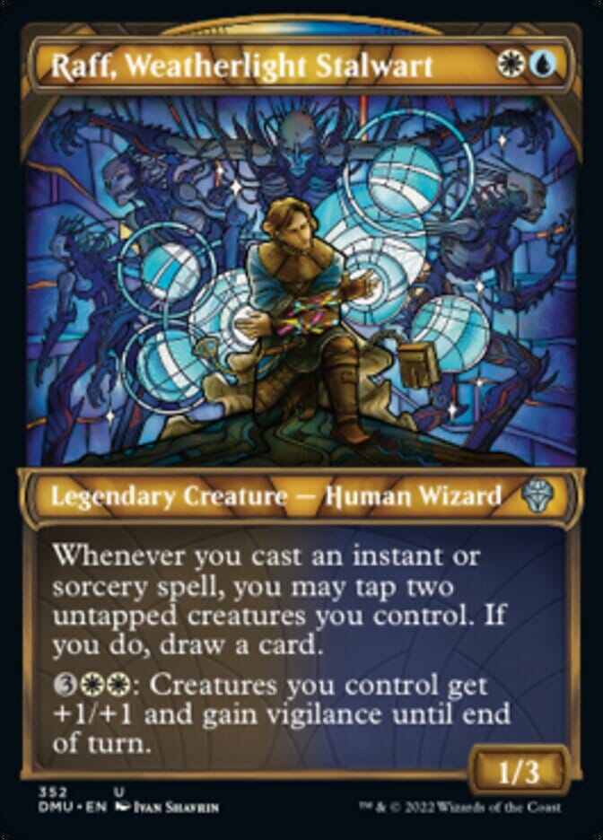 Raff, Weatherlight Stalwart (Showcase Textured) [Dominaria United] MTG Single Magic: The Gathering  | Multizone: Comics And Games