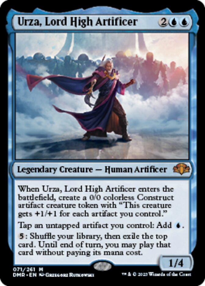 Urza, Lord High Artificer [Dominaria Remastered] | Multizone: Comics And Games