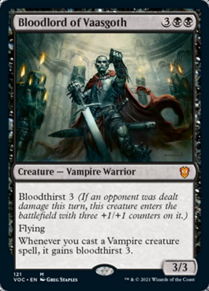 Bloodlord of Vaasgoth [Innistrad: Crimson Vow Commander] MTG Single Magic: The Gathering  | Multizone: Comics And Games