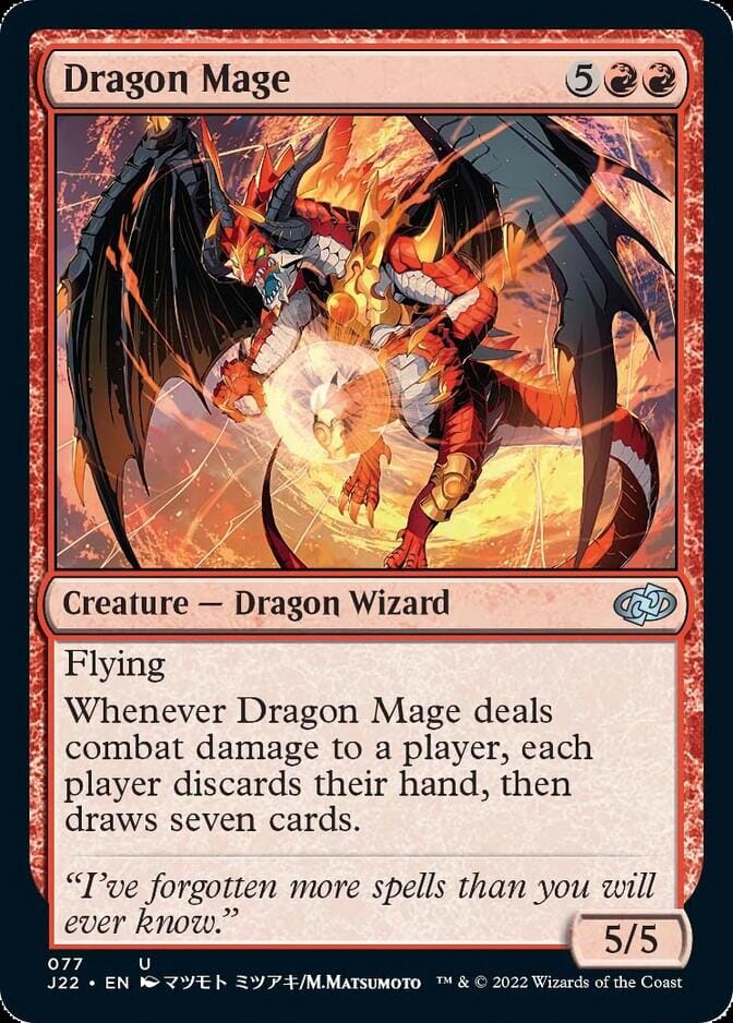Dragon Mage [Jumpstart 2022] MTG Single Magic: The Gathering  | Multizone: Comics And Games