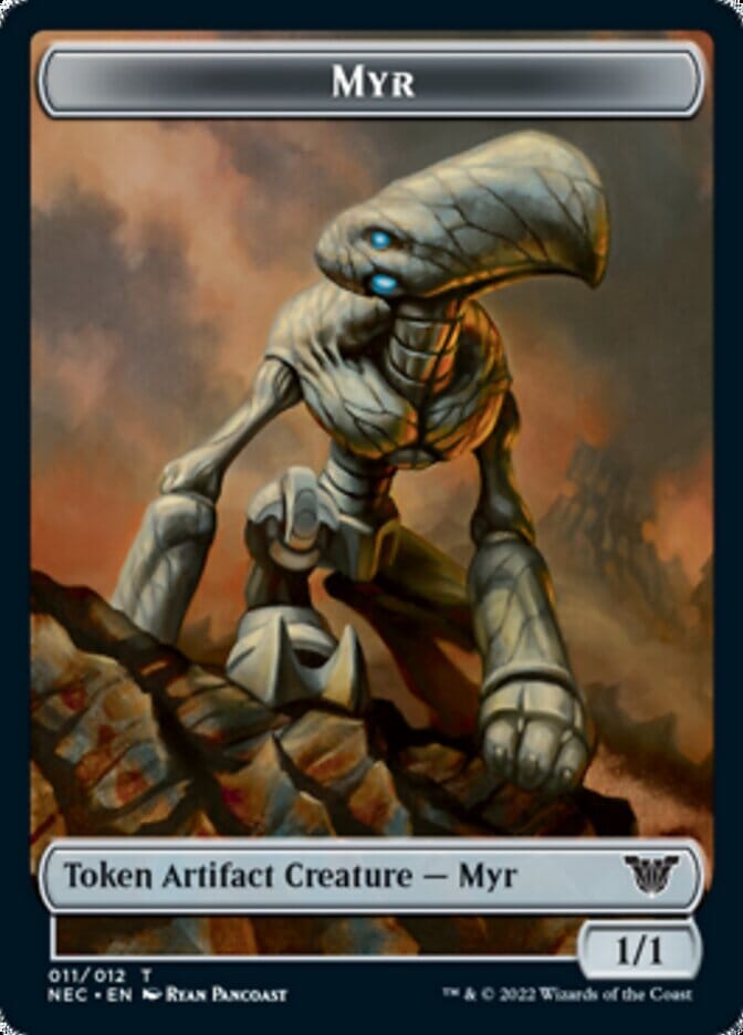 Myr // Pilot Double-sided Token [Kamigawa: Neon Dynasty Commander Tokens] MTG Single Magic: The Gathering  | Multizone: Comics And Games