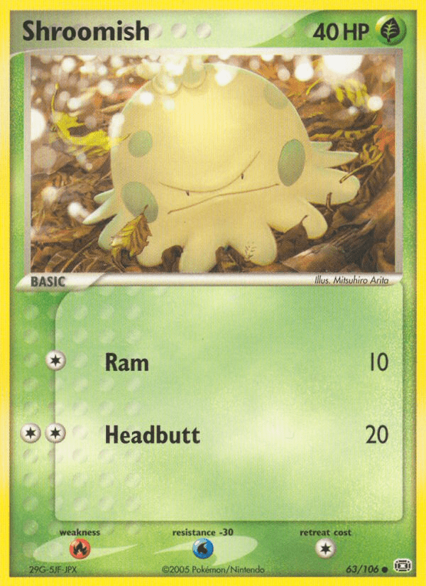 Shroomish (63/106) [EX: Emerald] Pokemon Single Pokémon  | Multizone: Comics And Games