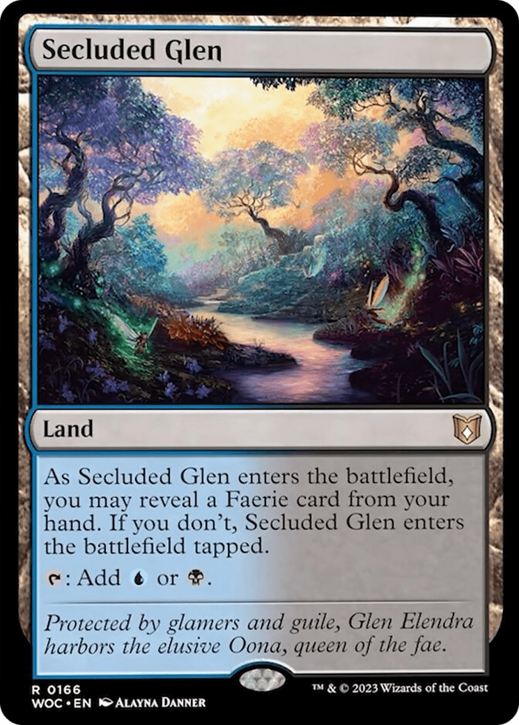 Secluded Glen [Wilds of Eldraine Commander] MTG Single Magic: The Gathering  | Multizone: Comics And Games