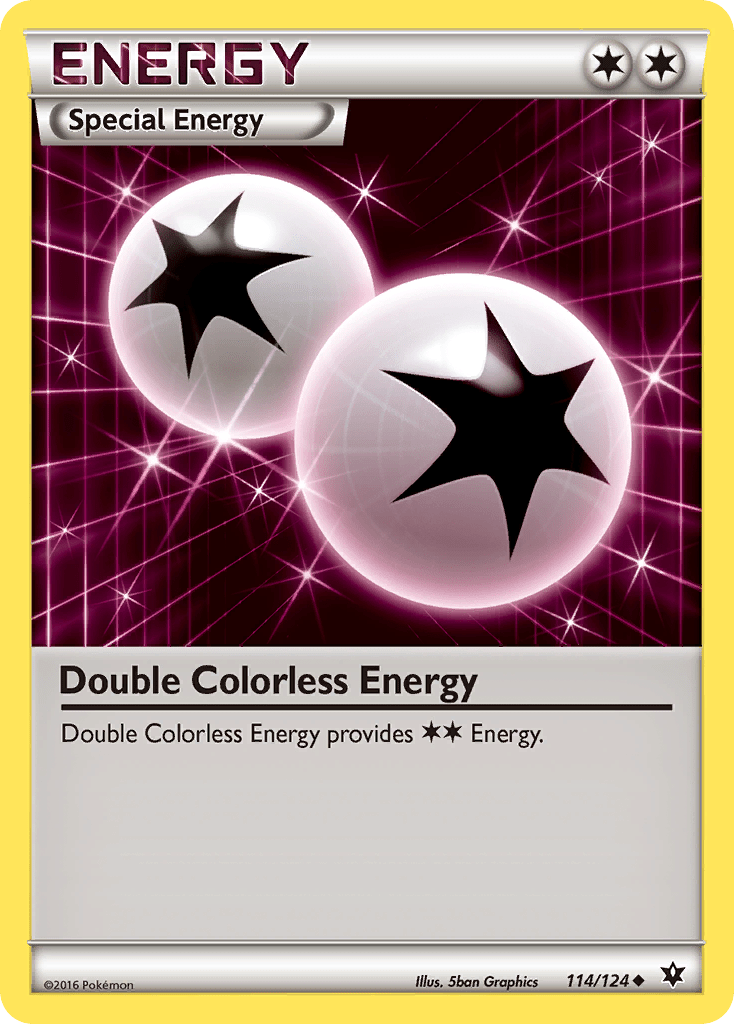 Double Colorless Energy (114/124) [XY: Fates Collide] Pokemon Single Pokémon  | Multizone: Comics And Games