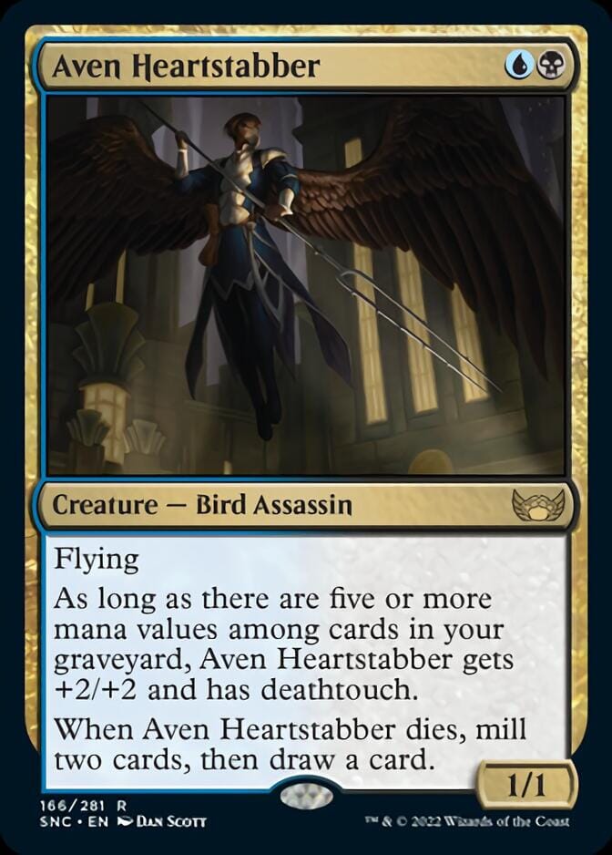 Aven Heartstabber [Streets of New Capenna] MTG Single Magic: The Gathering  | Multizone: Comics And Games