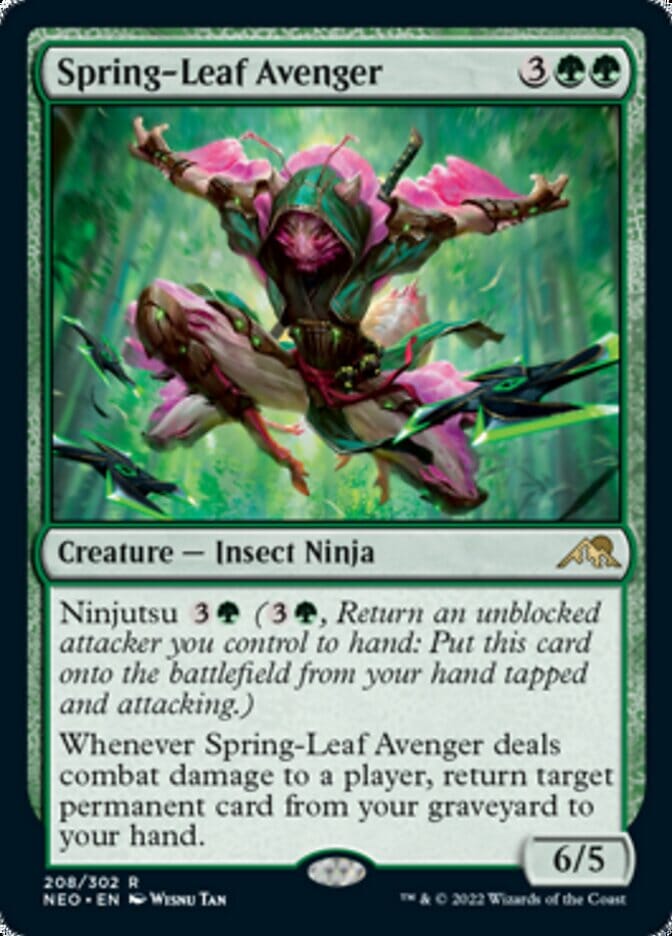 Spring-Leaf Avenger [Kamigawa: Neon Dynasty] MTG Single Magic: The Gathering  | Multizone: Comics And Games
