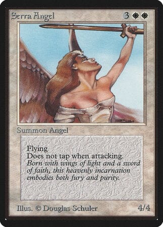 Serra Angel [Limited Edition Beta] MTG Single Magic: The Gathering  | Multizone: Comics And Games