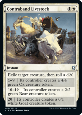 Contraband Livestock [Commander Legends: Battle for Baldur's Gate] MTG Single Magic: The Gathering  | Multizone: Comics And Games