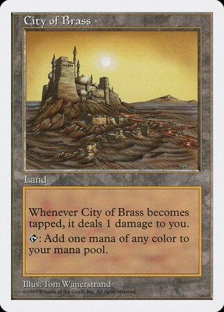 City of Brass [Fifth Edition] MTG Single Magic: The Gathering  | Multizone: Comics And Games