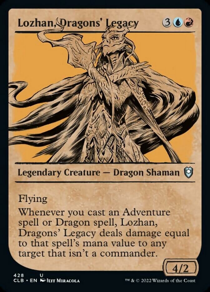 Lozhan, Dragons' Legacy (Showcase) [Commander Legends: Battle for Baldur's Gate] MTG Single Magic: The Gathering  | Multizone: Comics And Games