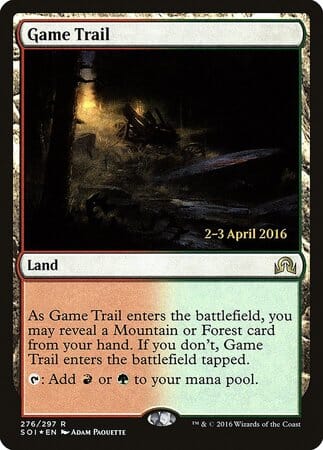 Game Trail [Shadows over Innistrad Promos] MTG Single Magic: The Gathering  | Multizone: Comics And Games