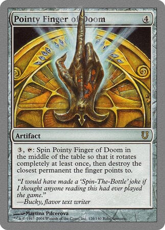 Pointy Finger of Doom [Unhinged] MTG Single Magic: The Gathering  | Multizone: Comics And Games