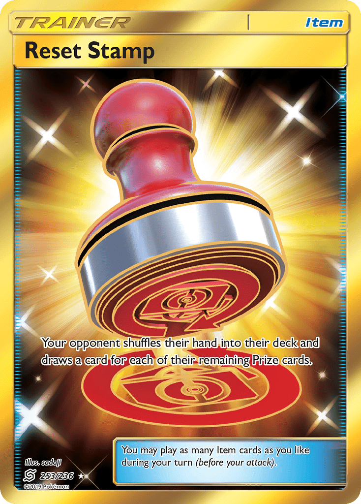 Reset Stamp (253/236) [Sun & Moon: Unified Minds] Pokemon Single Pokémon  | Multizone: Comics And Games