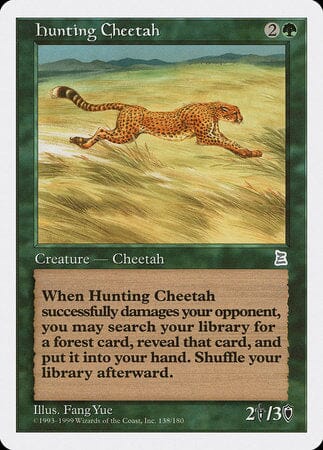Hunting Cheetah [Portal Three Kingdoms] MTG Single Magic: The Gathering  | Multizone: Comics And Games