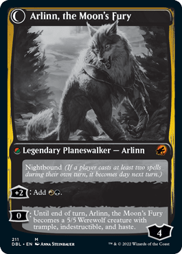 Arlinn, the Pack's Hope // Arlinn, the Moon's Fury [Innistrad: Double Feature] MTG Single Magic: The Gathering  | Multizone: Comics And Games