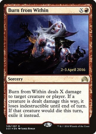 Burn from Within [Shadows over Innistrad Promos] MTG Single Magic: The Gathering  | Multizone: Comics And Games