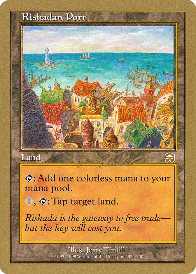 Rishadan Port (Jon Finkel) [World Championship Decks 2000] MTG Single Magic: The Gathering  | Multizone: Comics And Games