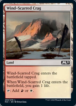 Wind-Scarred Crag [Core Set 2021] MTG Single Magic: The Gathering  | Multizone: Comics And Games