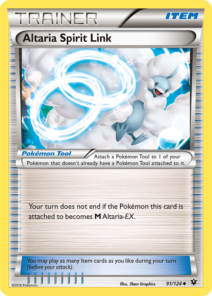 Altaria Spirit Link (91/124) [XY: Fates Collide] Pokemon Single Pokémon  | Multizone: Comics And Games