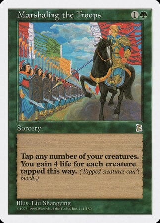 Marshaling the Troops [Portal Three Kingdoms] MTG Single Magic: The Gathering  | Multizone: Comics And Games
