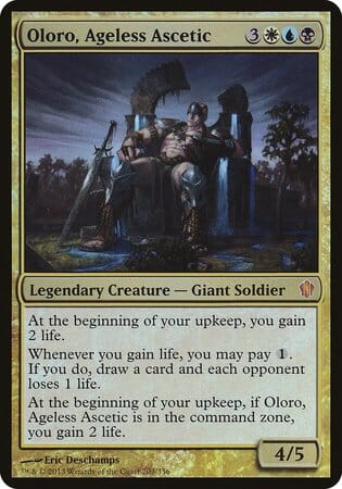 Oloro, Ageless Ascetic (Commander 2013) [Commander 2013 Oversized] MTG Single Magic: The Gathering  | Multizone: Comics And Games