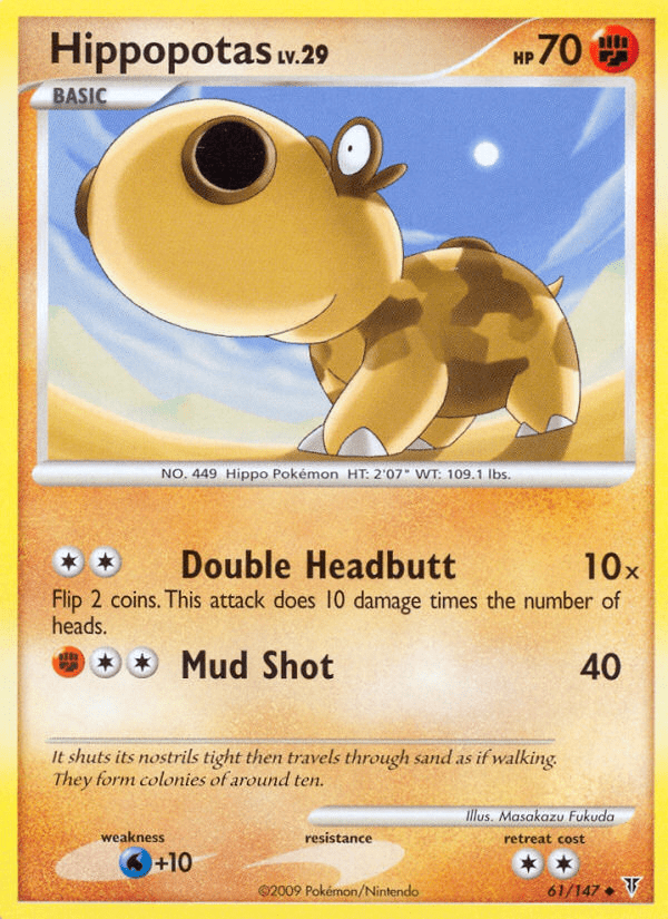 Hippopotas (61/147) [Platinum: Supreme Victors] Pokemon Single Pokémon  | Multizone: Comics And Games