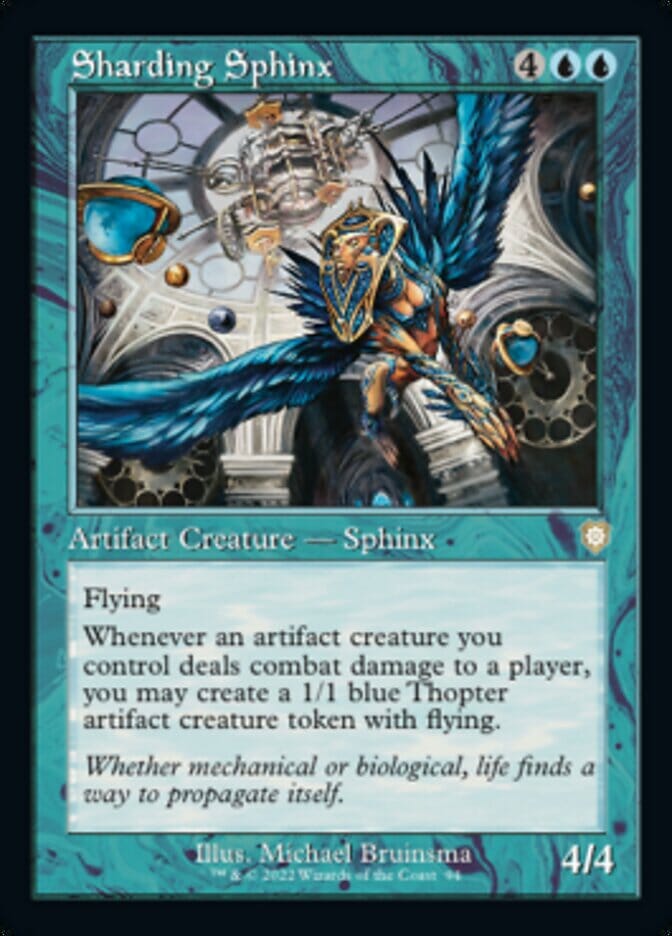 Sharding Sphinx (Retro) [The Brothers' War Commander] MTG Single Magic: The Gathering  | Multizone: Comics And Games