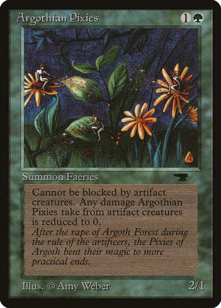 Argothian Pixies [Antiquities] MTG Single Magic: The Gathering  | Multizone: Comics And Games