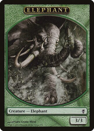 Elephant Token [Conspiracy Tokens] MTG Single Magic: The Gathering  | Multizone: Comics And Games
