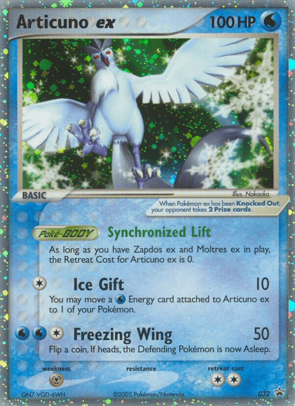 Articuno ex (032) [Nintendo: Black Star Promos] Pokemon Single Pokémon  | Multizone: Comics And Games