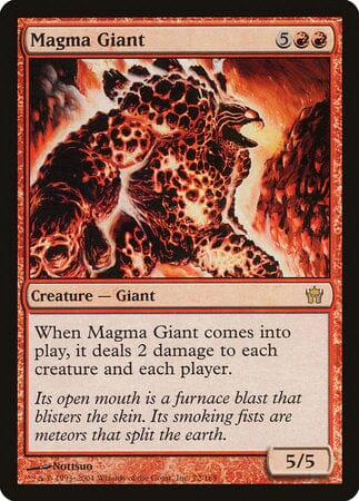Magma Giant [Fifth Dawn] MTG Single Magic: The Gathering  | Multizone: Comics And Games